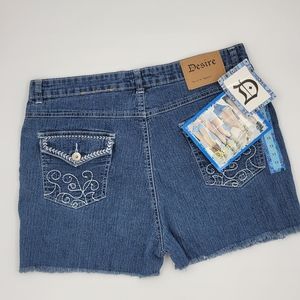 Desire Womens Jeans short by 10 W Apparel sz 13